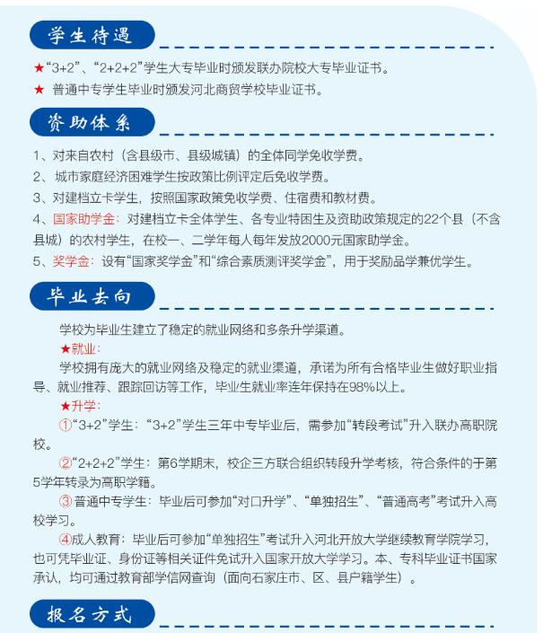 河北商貿(mào)學(xué)校招生簡章